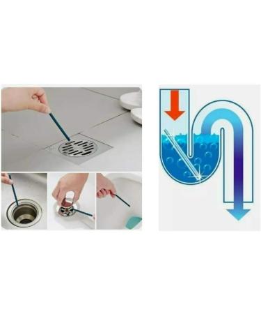 DRAIN STICKS FOR UNBLOCKING - 12 Pack - Enzyme Foam Pipe Cleaner & Unblocks Clogged Drains | Make Drains Flow Easy Sticks | Outdoor Drain Unblocker | Foaming Kitchen & Toilet Drain Cleaner - Buy Online on SooperMarket.com