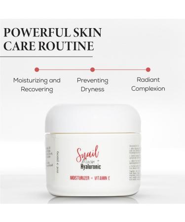 PRESS SKINCARE Snail Mucin Hyaluronic Moisturizer & Vitamin E | Hydrating Cream & Facial Sheet Mask for Brightening Anti-Aging & Pore Cleansing - Buy Online on SooperMarket.com