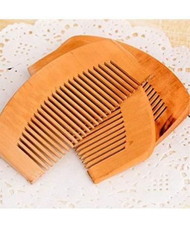 Comb Natural Wide Tooth Wood Comb Peach Wood Wooden Hair Brush No-Static Massage Hair Brushes Health 9cm Wood Hair Comb Styling Tools wooden comb - Buy Online on SooperMarket.com