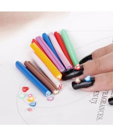 Pack Of 50 Cute Nail Art Canes Sticks Manicure Canes 3D Fruit Pattern Slices Perfect For Cellphone Decoration Nail Art Decoration(Fruit) - Buy Online on SooperMarket.com
