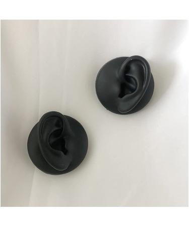 Simulation Ear Model with Display Stand - Simulation Part of The Human Silicone Ear Body - Artificial Ear Model 1pair