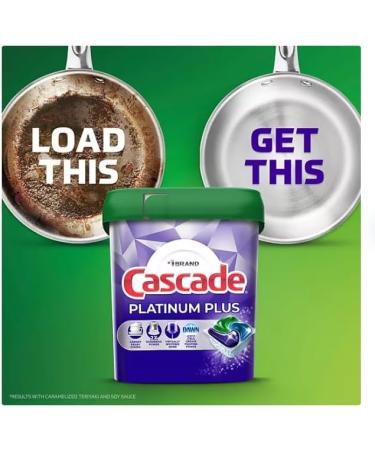 Buy Cascade Platinum Dishwasher Detergent Powder 92 ActionPacs - Fresh Scent 51.2 oz | Best International Shipping - Buy Online on SooperMarket.com