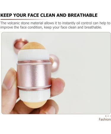 FOMIYES Volcanic Stone Oil Absorbing Face Roller - Korean Skincare Massage Tool for Glowing Skin - Buy Online on SooperMarket.com