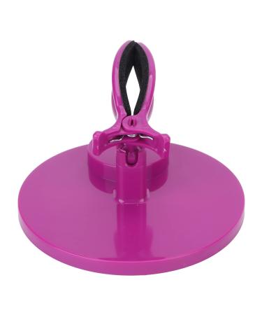 Nail Polish Holder Wide Angle Adjustable Nail Polish Holder Amateur Painting Base (Purple)