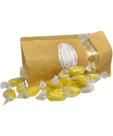 Personalized 250g Pouch of Individually Stockleys Wrapped Sherbet Lemon Sweets - Buy Online on SooperMarket.com