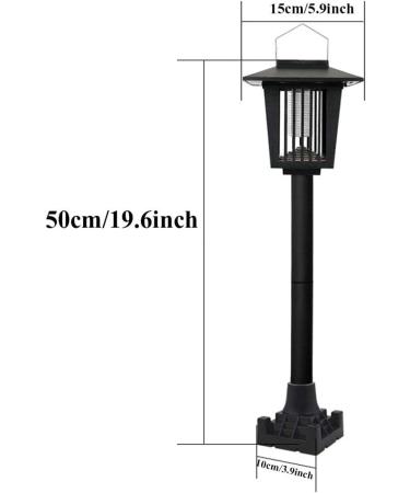 Solar Mosquito Killer Led Lights Mosquito Killer Bug Zapper Flying Insect Trap Solar Powered LED Light Bug Zapper Automatic Switch Ip65 Waterproof B Style - Buy Online on SooperMarket.com