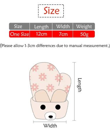 AIDIER Baby Winter Mittens with Fleece Lining | Knitted Gloves for Boys and Girls 0-3 Years | Deep Pink - Buy Online on SooperMarket.com