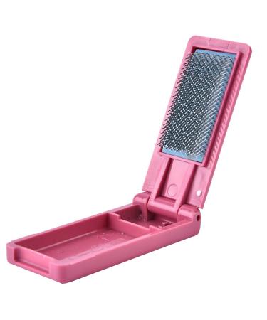 Shoes Brush Folding Dance Shoes Brush Cleaning Tool for Scrubbing Cleaning Dance Shoes Supply (Burgundy)