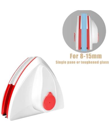 Magnetic Glass Window Cleaning Tool Double Sided Household Special Window Cleaner Automatic Water Discharge Double-layer Wiper Red 8-15mm - Buy Online on SooperMarket.com