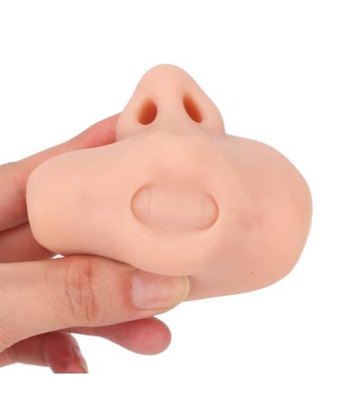 Realistic 3D Silicone Nose Mouth Model for Display - Flexible Acupuncture & Piercing Practice | Reusable 3 Colors Available - Buy Online on SooperMarket.com