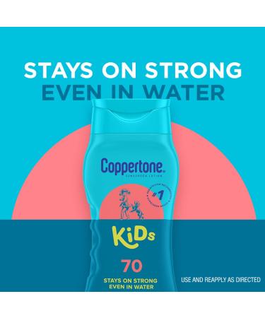 Coppertone Kids Sunscreen Lotion SPF 70 - Pediatrician Recommended, Water Resistant - 8 Fl Oz - Buy Online on SooperMarket.com