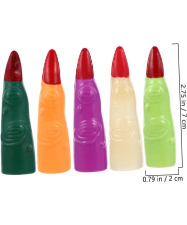 FRCOLOR 40 Pcs Fake Finger Cot Halloween Finger Cover Halloween Cosplay Fingers Realistic Witch Finger Halloween Finger Claws Cosplay Costumes Zombie Nails Cover Mars Plastic Make up - Buy Online on SooperMarket.com