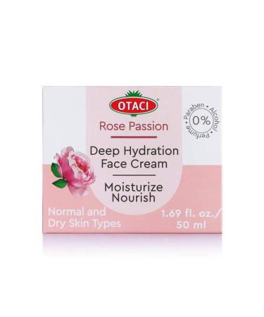 OTACI Rose Passion Deep Hydration Face Cream - Natural Hydrating Moisturizer - Buy Online on SooperMarket.com