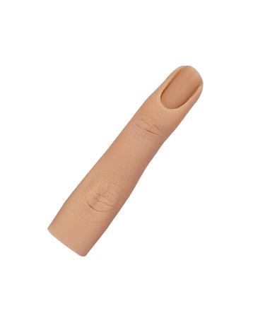 Silicone Nail Training Finger for Acrylic Nails - Flexible Fake Practice Finger (3#) - Buy Online on SooperMarket.com