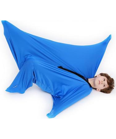 Relaxing Sensory Toys for compression Body sock for autism Suitable processing disorders Wrap to Relieve Stress Suitable for children's adult size (Color : Sky blue Size : L/Large) L/Large Sky Blue
