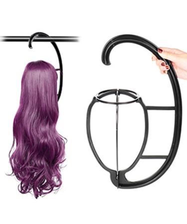 Smilco 4 Pack Wig Hanger | Portable Hanging Stand for Wigs & Hats | Collapsible & Durable - Buy Online on SooperMarket.com