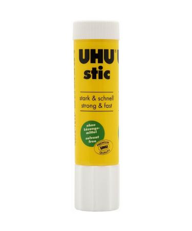 UHU Stic - 0.29 oz / 8.2g Clear Glue Stick - Pack of 3 Clear White