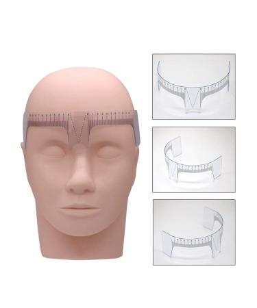 Tattoo Eyebrow Nose Grooming Ruler Set - 6 Pieces Microblading Stencil & Measure Tool - Buy Online on SooperMarket.com