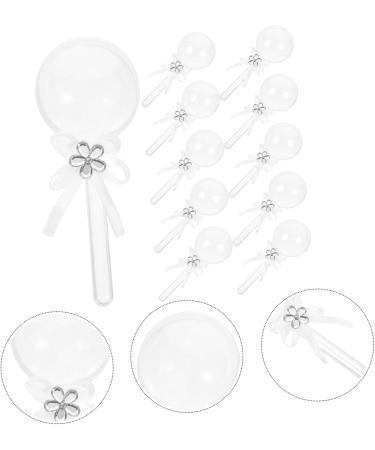 KALLORY 12pcs Fairy Stick Candy Box Christmas Sto Candy Containers for Wedding Party Candy Case Box 14X6X6CM Transparent - Buy Online on SooperMarket.com