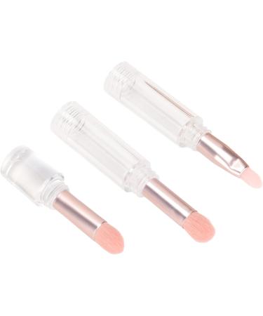 4 in 1 Makeup Brush Transparent Handle Portable Soft Hair Professional Eyeshadow Blush Uniform Coloring for Daily Use for Dating Party - Buy Online on SooperMarket.com