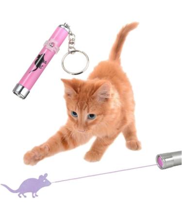 Ofanyia Teasing Light Projecting Infrared Pen Cat Toy with Mouse Image - Buy Online on SooperMarket.com