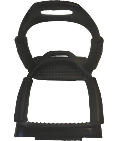 Tula-Toys 12cm Safety Metal Joint Stirrups for Horses - Black | International Shipping Available - Buy Online on SooperMarket.com