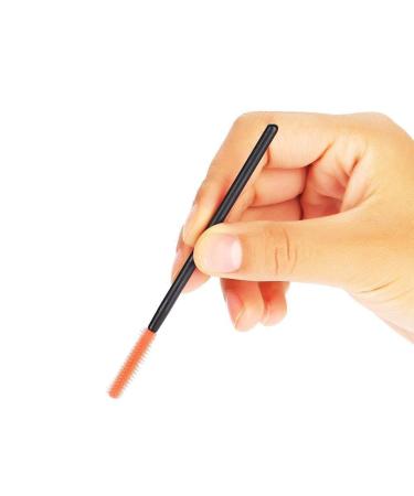50 Pack Disposable Eyelash Brushes - Silicone Comb Mascara Applicators for Makeup - Beauty Tool with Crescent Tip - Buy Online on SooperMarket.com