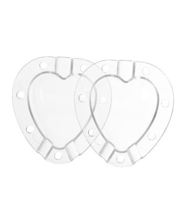 BCOATH 2 Sets Heart Shaped Tomato Mold Tomatoes Fruit Accessory Convenient Fruits Plastic Shaping Abrasives