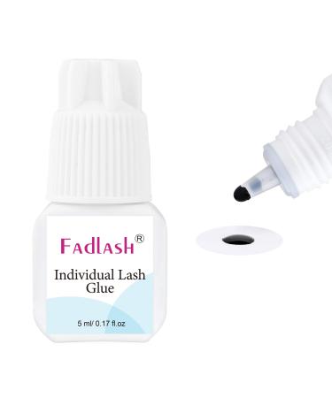 Individual Lash Glue Cluster Lash Glue 3-5S Dry Time Self Application DIY at Home 7-15 Days 5ml Lash Adhesive for Lash Extensions(DIY/Cluster Lashes Use)