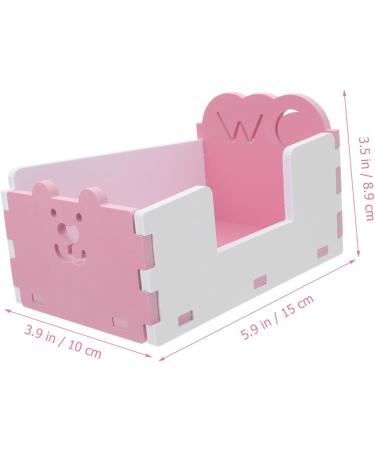 Kisangel 1pc Hamster Toilet Chinchilla Bath Hamster Pee Training Small Animal Bathtub Hamster Potty PVC 15x10cm Pink - Buy Online on SooperMarket.com