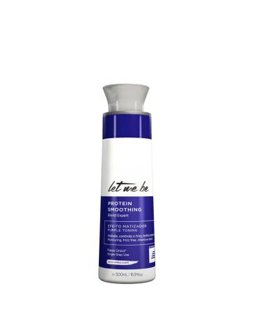 Let Me Be - Blond Expert One-Step Straightening 100% Brazilian Straightening For grey blonde and bleached hair Organic and Formaldehyde Free (500ml)