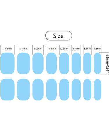 Semi-cured Gel Nail Sticker UV/LED Lamp Required Gel Nail Polish Wrap Fashion Design Gel Nail Art Stickers for Women Winter Autumn 0070 - Buy Online on SooperMarket.com