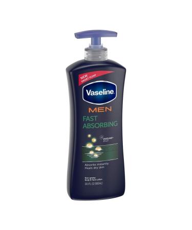 Vaseline Men Healing Moisture Body Lotion  Fast Absorbing  20.3 oz