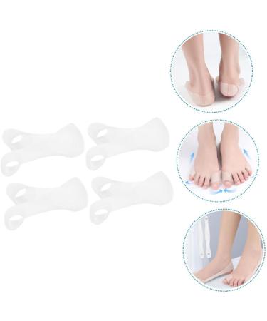 Sleeve Protectors 8 Pcs with Big Splitter, Thumb Protector, and Hallux Valgus Separators - Convenient Straps for Men - Soft Elasto Gel - Transparent - 23.5x2.3cm - Set of 2 - Buy Online on SooperMarket.com