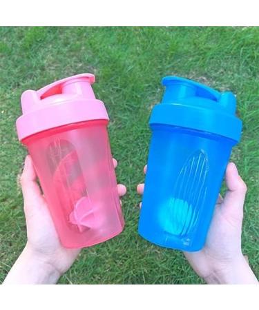 KANGSIT Protein Shaker Bottle 400ml Purple | Stainless Steel Mixing Ball | BPA- and DEHP-free | Leakproof Flip On Lid | Ideal for Protein & Supplements - Buy Online on SooperMarket.com