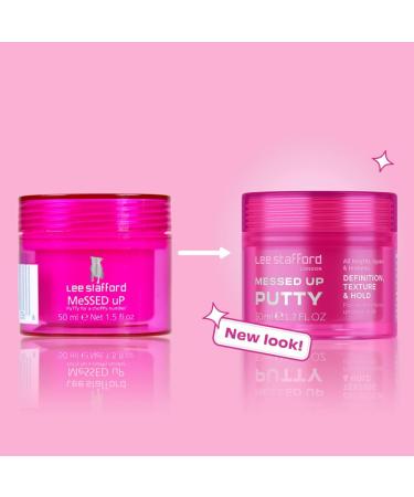 Lee Stafford Hair Styling Pomade | Messed Up Putty - Lightweight Texturizing Wax for All Hair Lengths Firm Hold 1.7 Fl Oz - International Shipping Available - Buy Online on SooperMarket.com