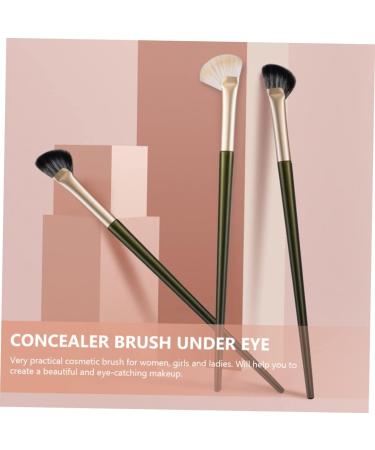 Healeved 20 Pcs Nose Shadow Brush Concealer Brush Eyeshadow Contour Brush Angled Eyebrow Wooden Handle - Buy Online on SooperMarket.com