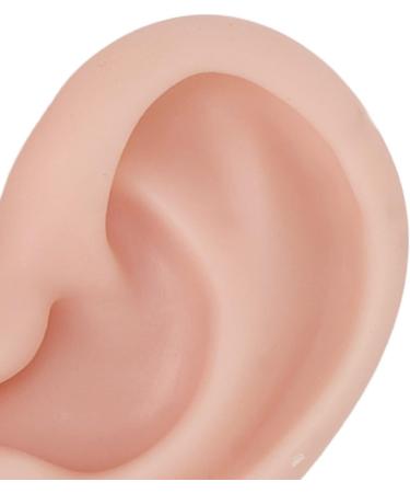 Flexible & Reusable Silicone Ear Model - 1 Pair Medium Skin Color for Ear Piercing Practice - Buy Online on SooperMarket.com