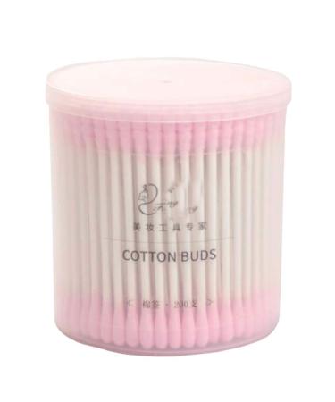 200 Counts Cotton Swabs Natural Double Tipped Organic Cruelty Free Ear Buds C02