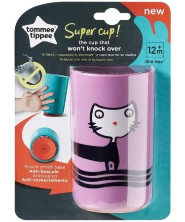 Tommee Tippee No Knock Cup 300ml (Cat) - Spill-Proof Sippy Cup for Kids - Buy Online on SooperMarket.com