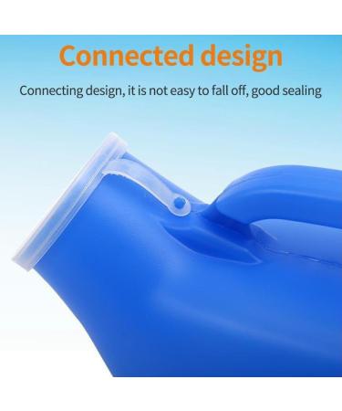 Portable Male Urinal Potty Pee Collector Storage for Hospital Travel Camping Tight with 2000ml Lid S8G5 Seal Leakproof - Buy Online on SooperMarket.com