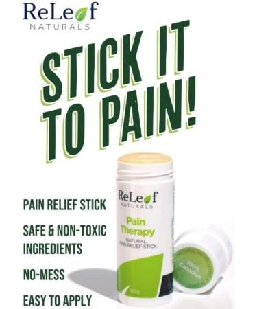 PAIN THERAPY STICK strongest relief for back & joint pain arthritis sore muscles - long lasting natural ingredients 60g - Buy Online on SooperMarket.com