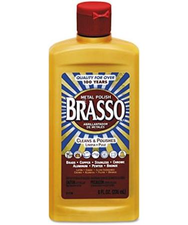 BRASSO 89334 Metal Surface Polish - 8 oz Bottle | Best International Shipping | Shine & Protect All Metals - Buy Online on SooperMarket.com
