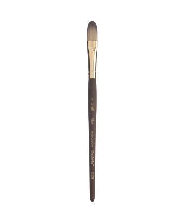 Princeton Umbria Short Handle Synthetic Paint Brush for Watercolor, Acrylic and Oil, Series 6250, Filbert, 6