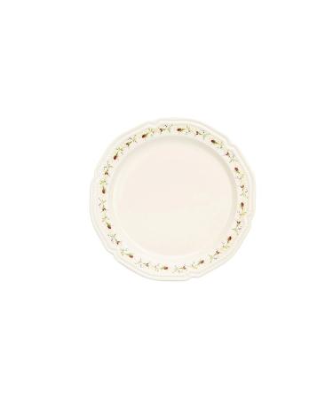 Serving Plates Ceramic Vintage Rose Dinner Plate Kitchen Tableware Salad Plate Steak Plate Fruit Deep Dish Dinner Plate Large Dinner Plate for Kitchen Hotel Restaurant for Appetizer Dinner and Desse