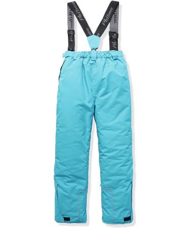 PHEBEE Boys' Blue Waterproof Ski Pants - Size 8 | Breathable Polyester Snowboard Pants - Buy Online on SooperMarket.com