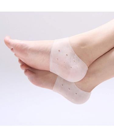 Silicone Heel Protection Sleeves & Gel Insoles for Plantar Fasciitis - Moisturizing Foot Socks for High Heels - Buy Online on SooperMarket.com