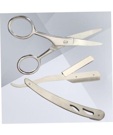 Beavorty 6 Pcs Manual Razors for Men - Stainless Steel Straight Razor & Classic Barber Shaving Tools - Buy Online on SooperMarket.com