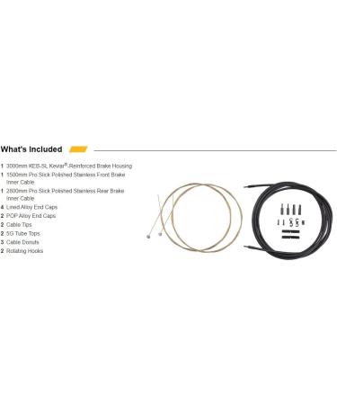 Jagwire PCK403 Cable and Sheath Kit - White | Unisex Adult - Buy Online on SooperMarket.com