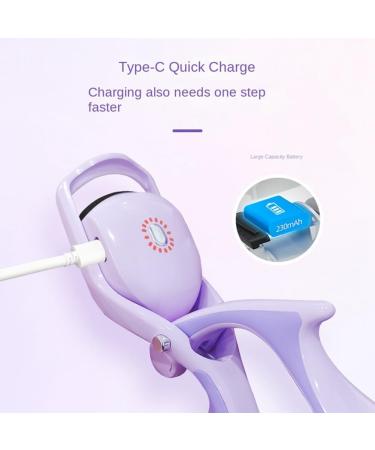 BLASHRD Electric Eyelash Curlers USB Rechargeable Heated Eye Lash Curler With Comb 3 Heating Modes White - Buy Online on SooperMarket.com